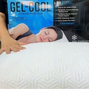 SensorPEDIC Gel/Overlay Memory Foam Comfort standard Bed Pillow